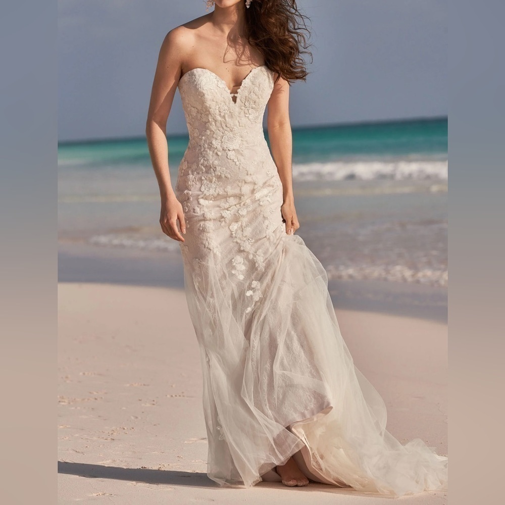 NWT Vow’d Magnolia White Lace Dress sz 6